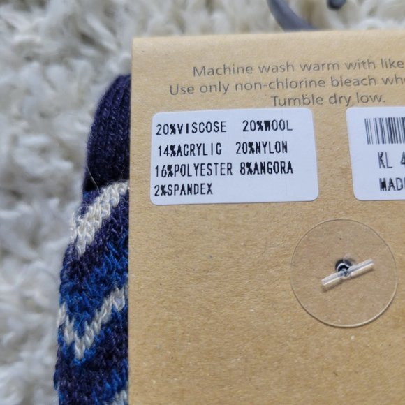 Over The Knee Socks Wool Chevron Stripe Long Boot Socks Boot Socks Pink - Picture 5 of 12